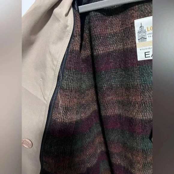 Vintage | London Fog | Trench Coat w/ Removable Fleece Lining | Sz 14P - Picture 7 of 12